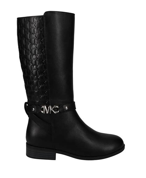 Michael Kors Big Girls Finley Drake Mk Detail Tall Shaft Boot